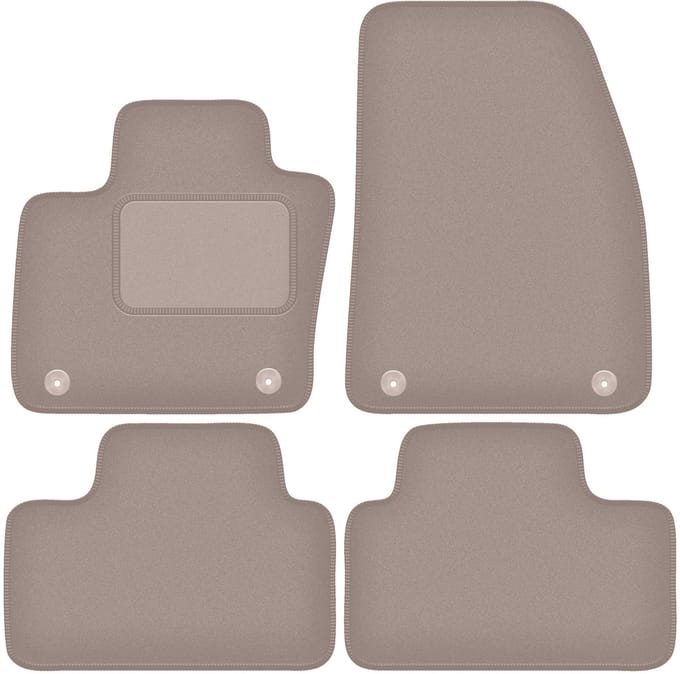 Beige veloursmatten voor: Volvo C40 hatchback (2021-)
