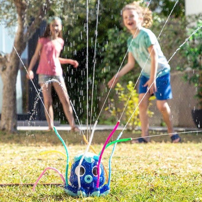 Jouet Arroseur - InnovaGoods - Octodrop - Multicouleur - 8 Tuyaux - Rotation 360° pur