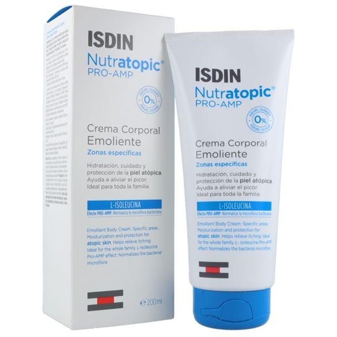 Verzachtende crème - ISDIN - Nutratopic Pro-Amp - 200 ml - Hypoallergeen - Kind