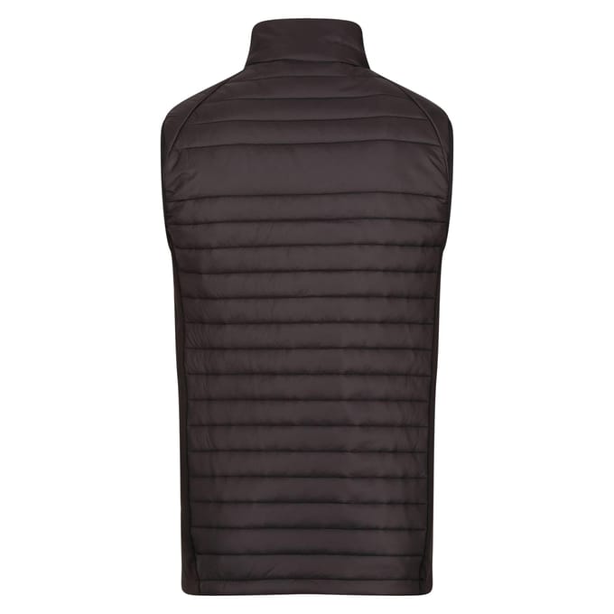 Regatta Heren Navigate Gewatteerd Hybride Gilet (Zwart/Klassiek Rood)