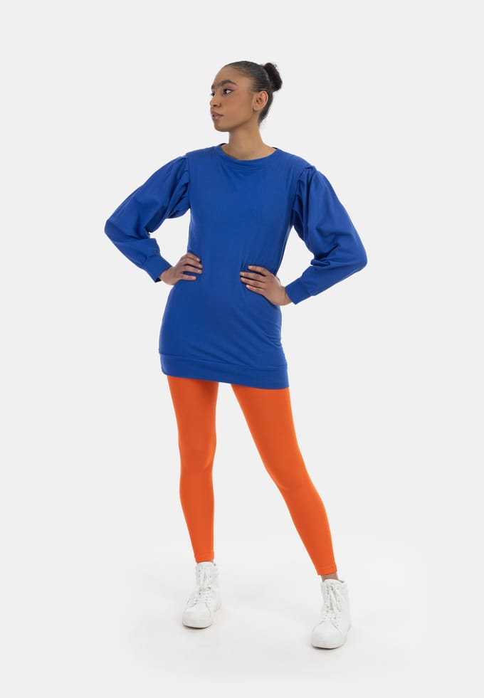 Mymo Sweatshirt Dames KONING BLAUW