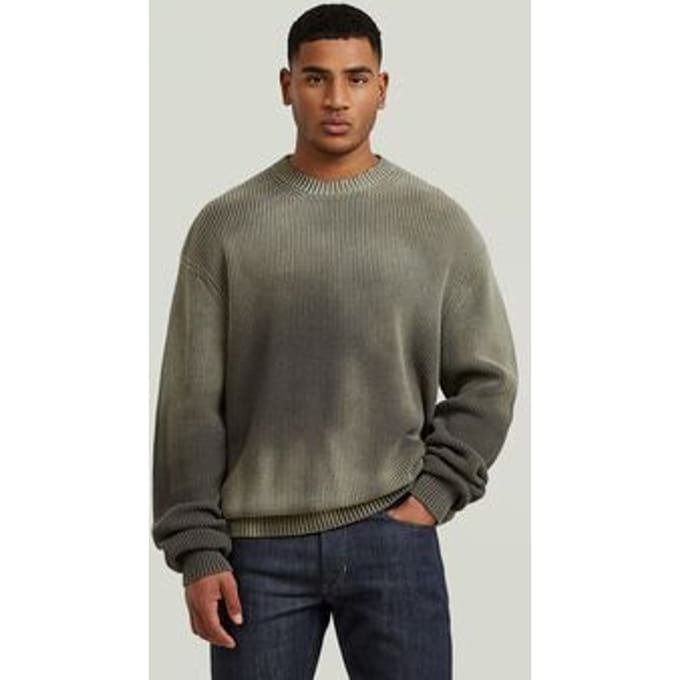 Trui G-Star Raw D28576-C868 SUNFADED LOOSE R KNIT-273 TURF