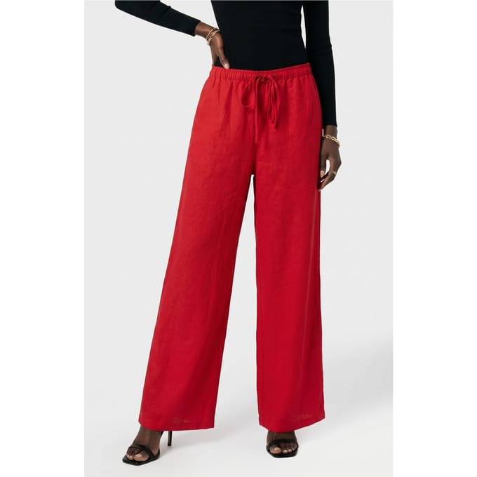 & Other Stories Thalia Trousers Red Größe: 34 | Ausgestellte Hosen Outlet | Damen | Rot