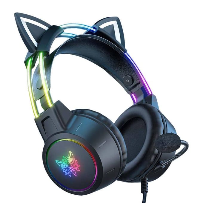 Gaming Koptelefoon Onikuma X15 Pro Zwart/Kattenoren