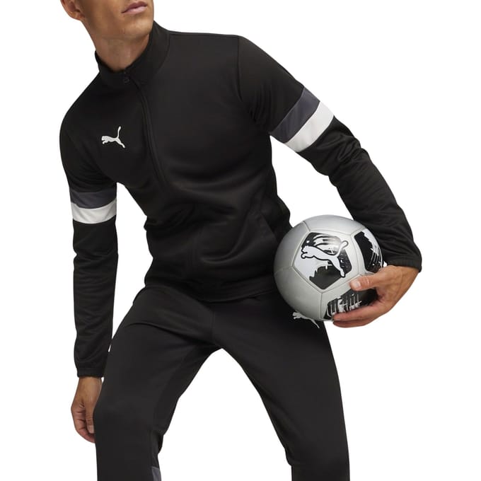PUMA teamRISE Tracksuit Heren Trainingspak - Puma Black-Puma Black