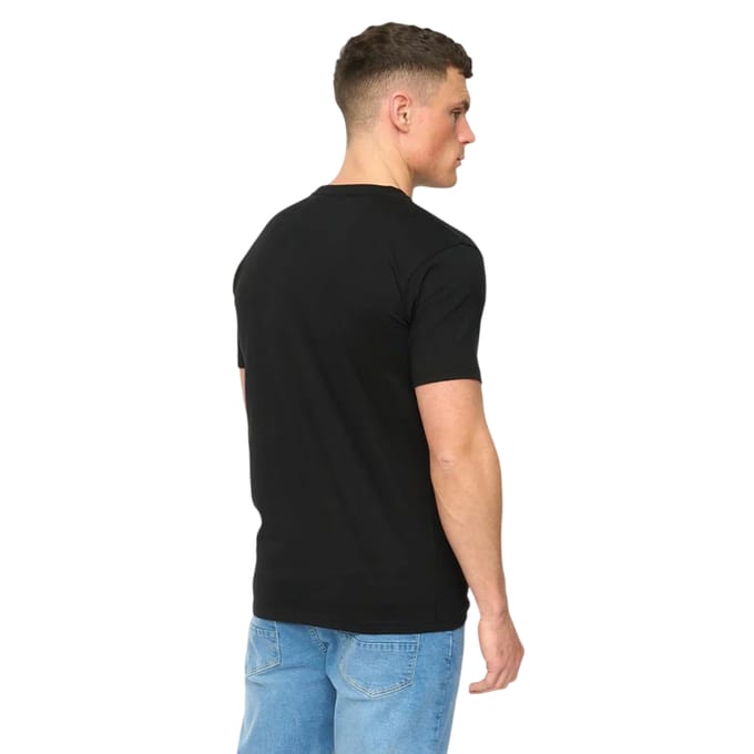 Crosshatch Heren Transflate T-Shirt (Zwart)