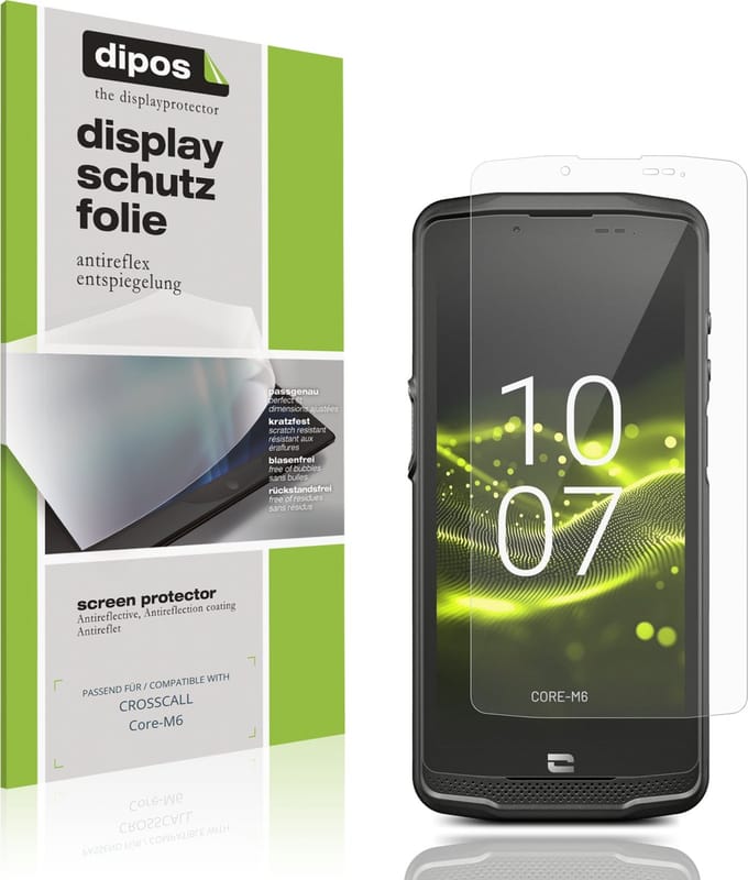 dipos – 4x Matte Beschermfolie geschikt voor CROSSCALL Core-M6 | Krasbestendige & antireflecterende Screenprotector Ultra-Thin