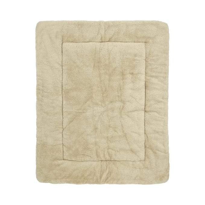 Meyco Baby Mini Knots boxkleed - sand - 77x97cm