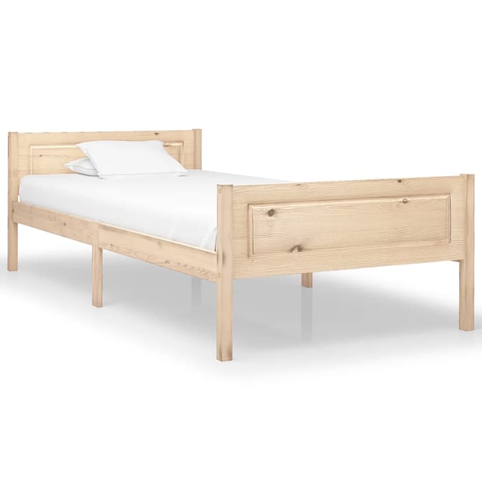 vidaXL - Bedframe - massief - grenenhout - 100x200 - cm