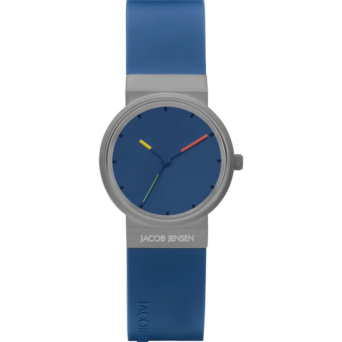 Jacob Jensen - Dames Horloge Analoog Quarz One Size 32020798 - Blauw