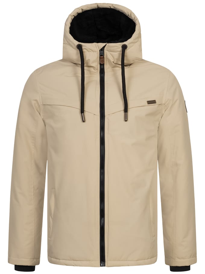 Alessandro Salvarini heren winterjas AS-331 met teddyvoering en capuchon