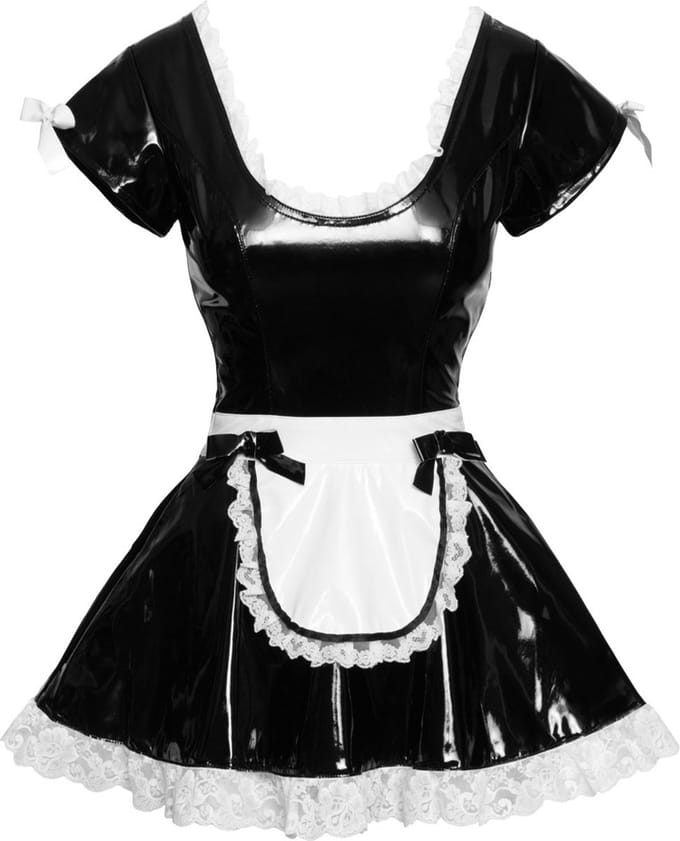 Vinyl Maid's Dress L