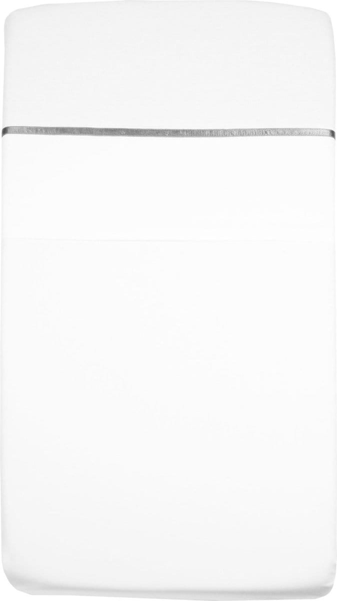 Briljant Baby Wieg Laken met Bies - 75x100 - Grijs