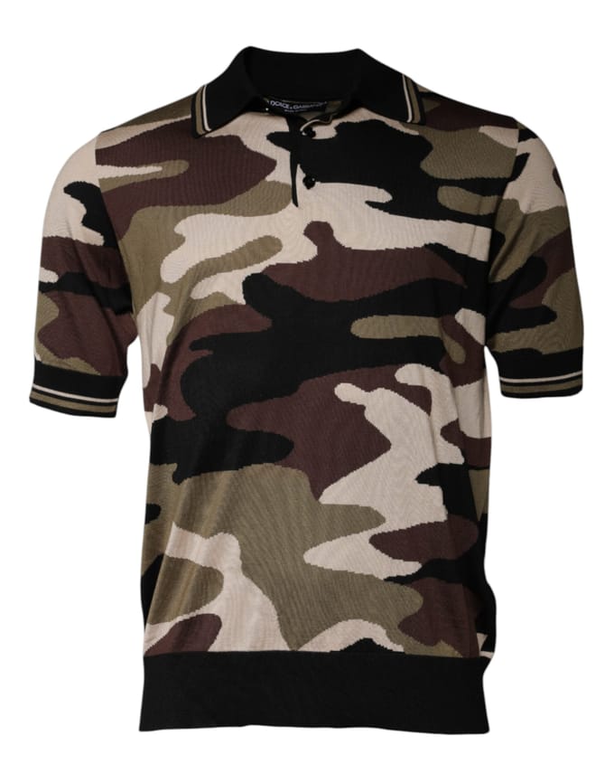 Camouflage Poloshirt Tsh87710
