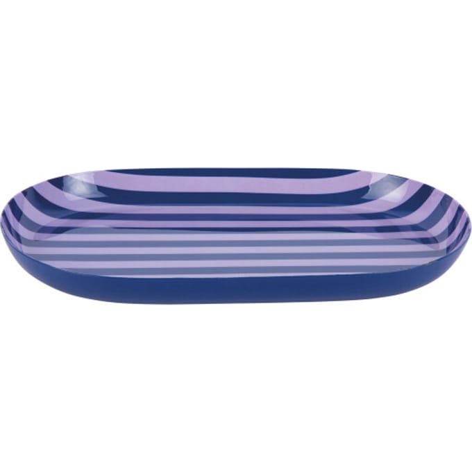 Present Time - Dienblad Animado Oval Small - Blauw - 25x15x2,5 cm