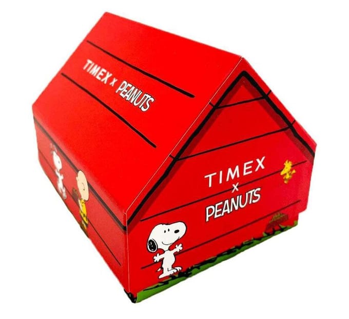 Timex Marlin Automatic x Peanuts Snoopy Flying Ace TW2W49600 Horloge - Leer - Zwart - Ø 40 mm