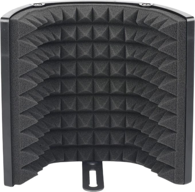 Bolt Edge Microfoon Reflectiefilter - Geluidsscherm en Geluidsdemper - Met Microfoonstandaard en Statief