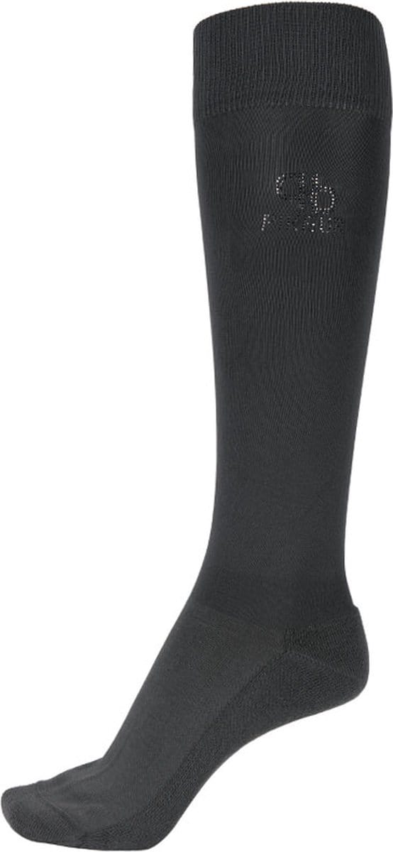 Paardrijsokken Pikeur Strass Blackolive - 35-37