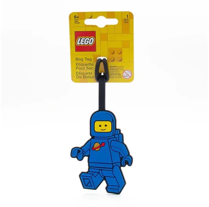 Euromic LEGO® Iconic Spaceman Blue bag tag