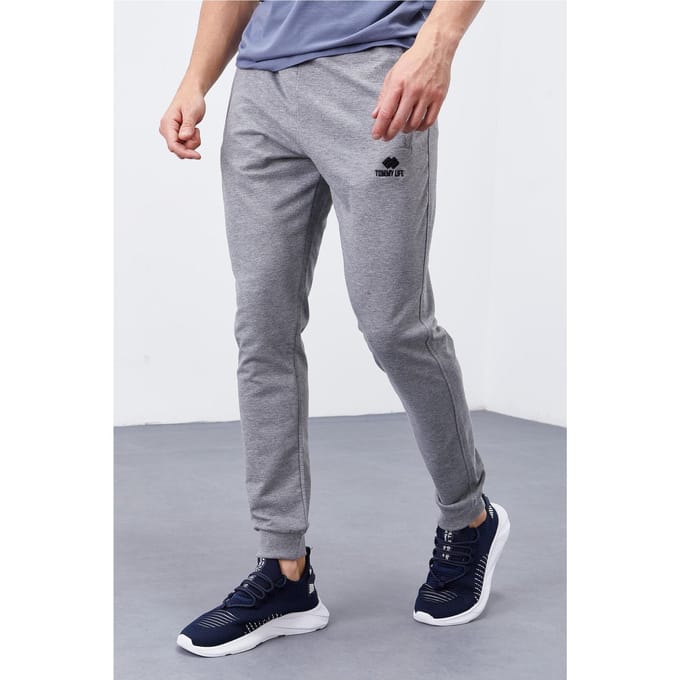 Heren Slim-Fit Fleece Joggingbroek