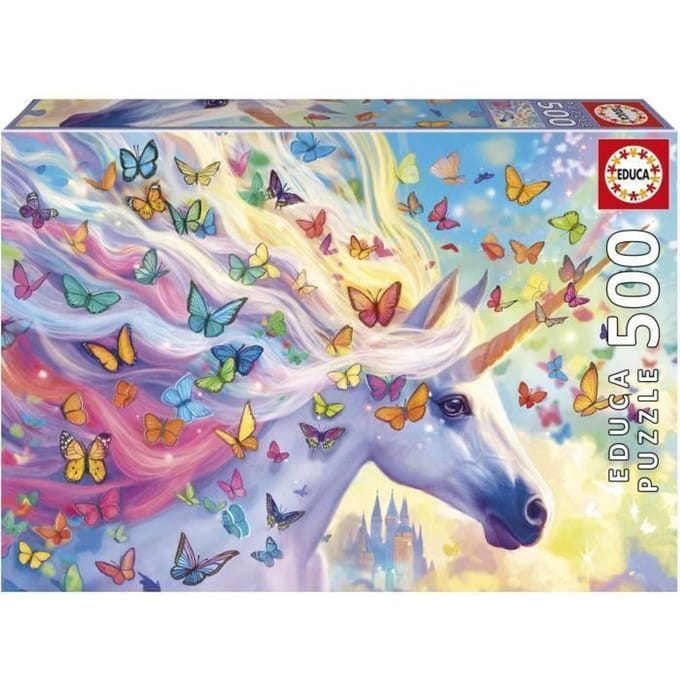 Educa - Puzzel - Rainbow Unicorn - 500 stukjes - Legpuzzel
