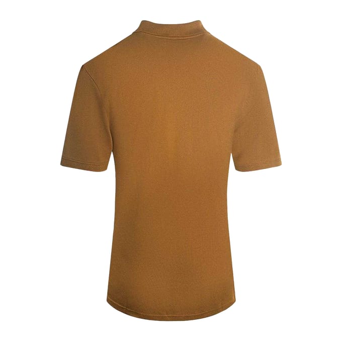 Lyle & Scott Heren Effen Logo Polo Shirt (Brons)