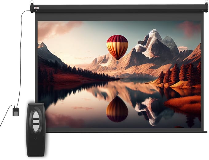 Beamer Projectiescherm wand Electr 203x152cm 100 inch