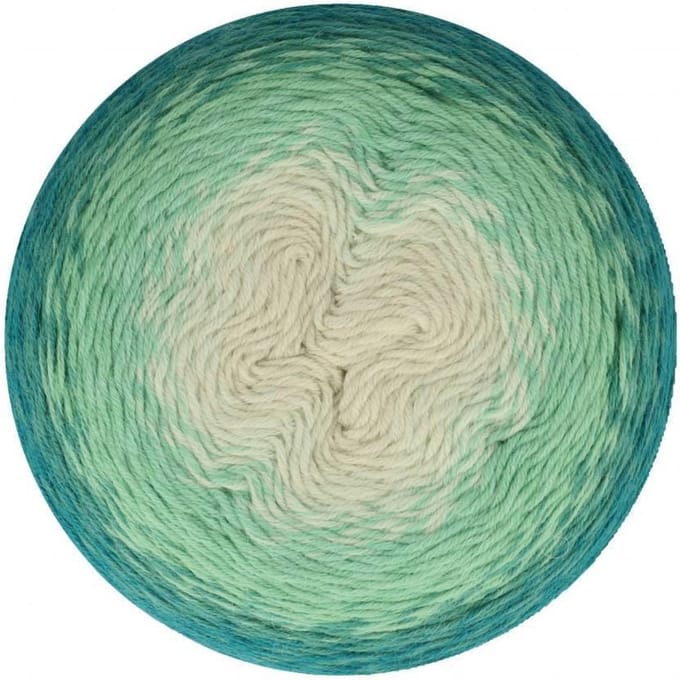 Scheepjes Whirligig 450 gr - 207 Green to Blue