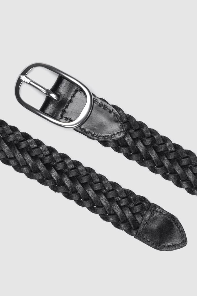 Levi's Charlie Braid Belt Black Taglia: 100 | Cinture Outlet | Donna | Nero