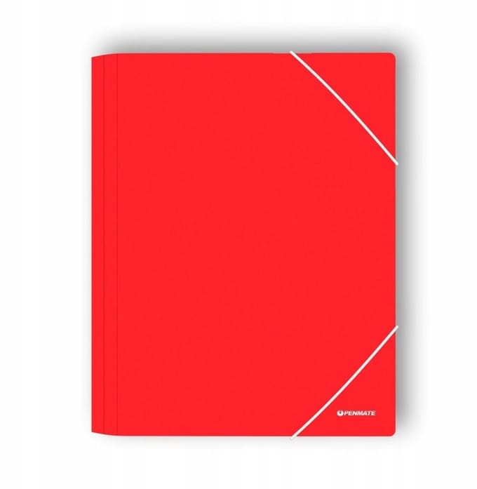 Penmate Map A4 met Elastiek, Rood, PVC PP-102