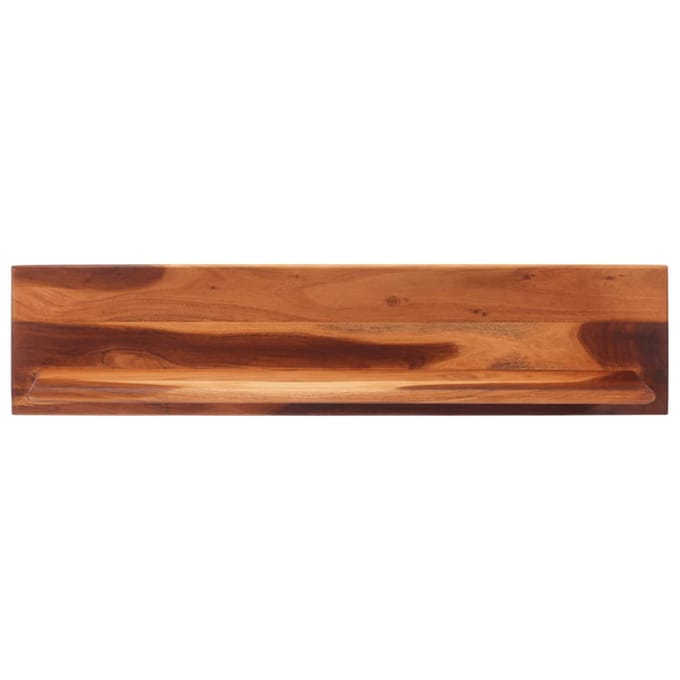 vidaXL - Wandschappen - 2 - st - 112x20x26 - cm - massief - acaciahout