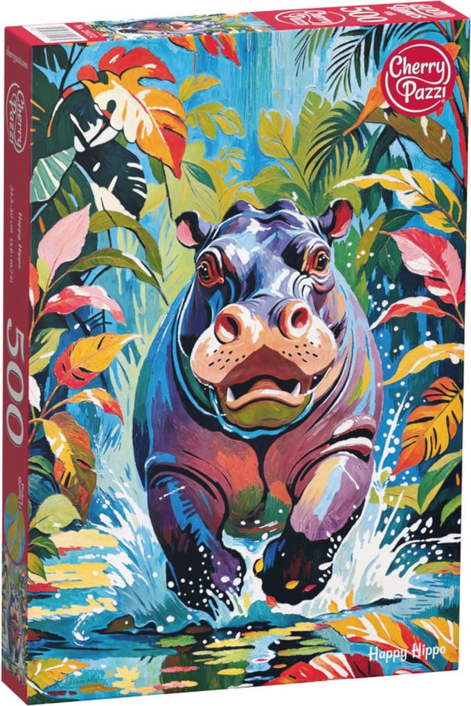 Happy Hippo Puzzel 500 Stukjes