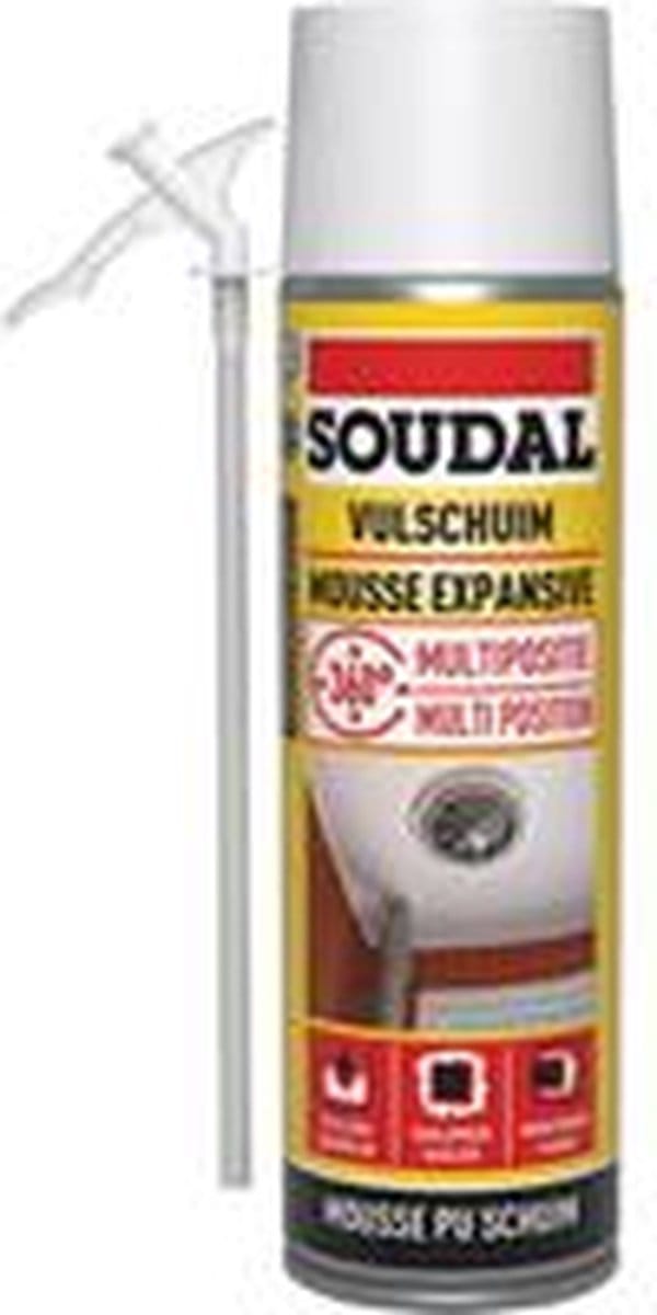Soudal Vulschuim Multipositie 500ml