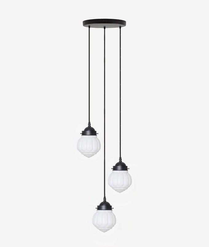 3 lichts hanglamp Wassail - Art Deco Trade