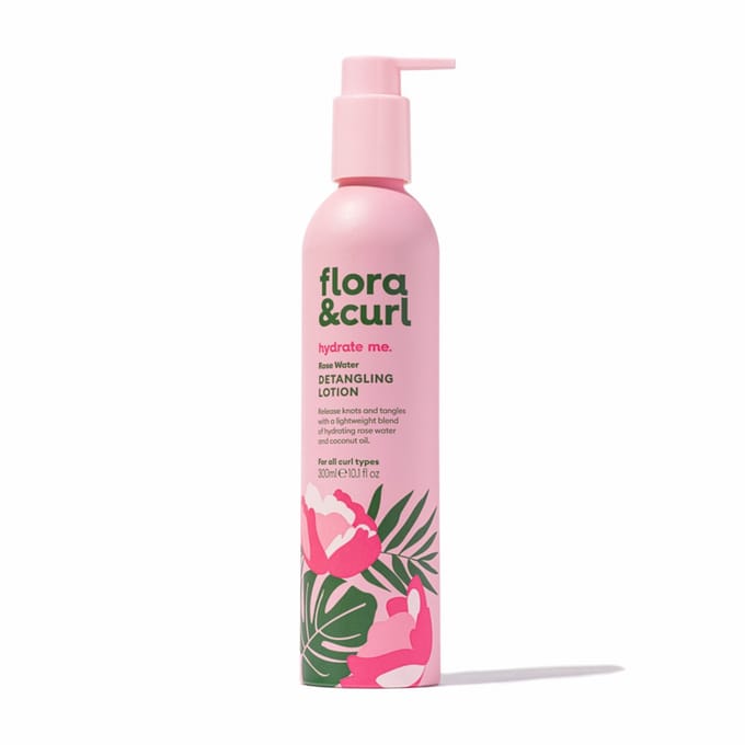Flora & Curl Flora &amp; Curl Rose Water Detangling Lotion 300 ml