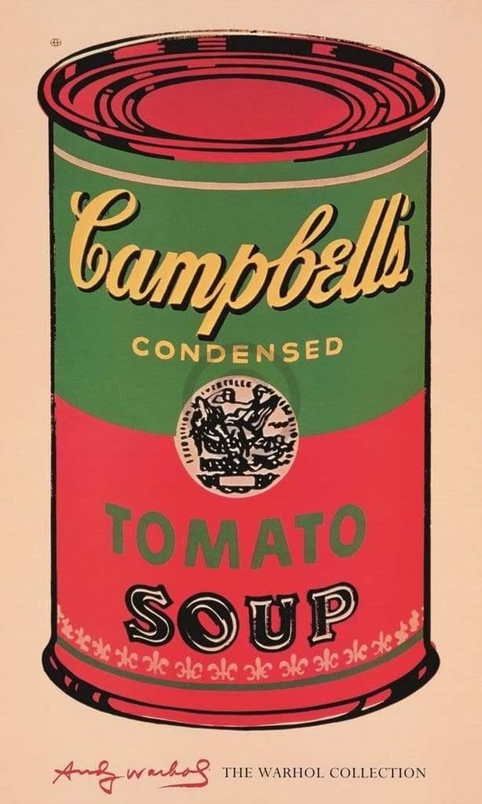 Andy Warhol - Campbell's Soup - Kunstdruk - 60x100 cm