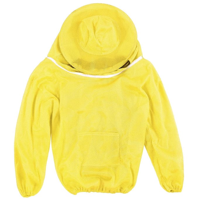Outils d'apiculture Veste de protection professionnelle pour apiculteur Combinaison à voile Smock Jaune jaune