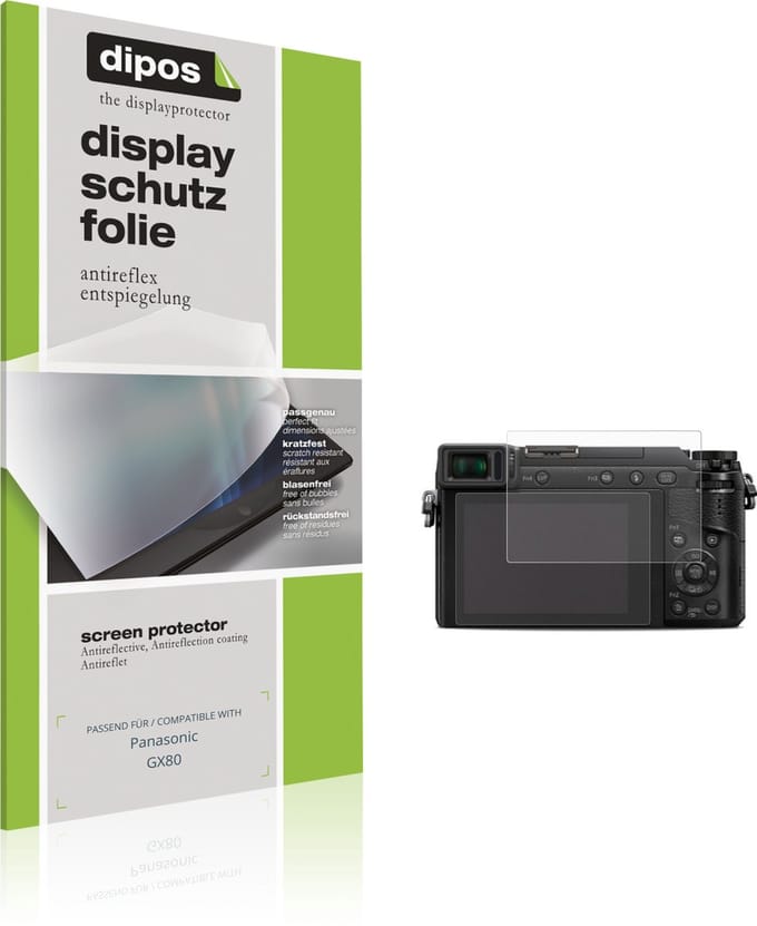 dipos – 4x Matte Beschermfolie geschikt voor Panasonic GX80 | Krasbestendige & antireflecterende Screenprotector Ultra-Thin