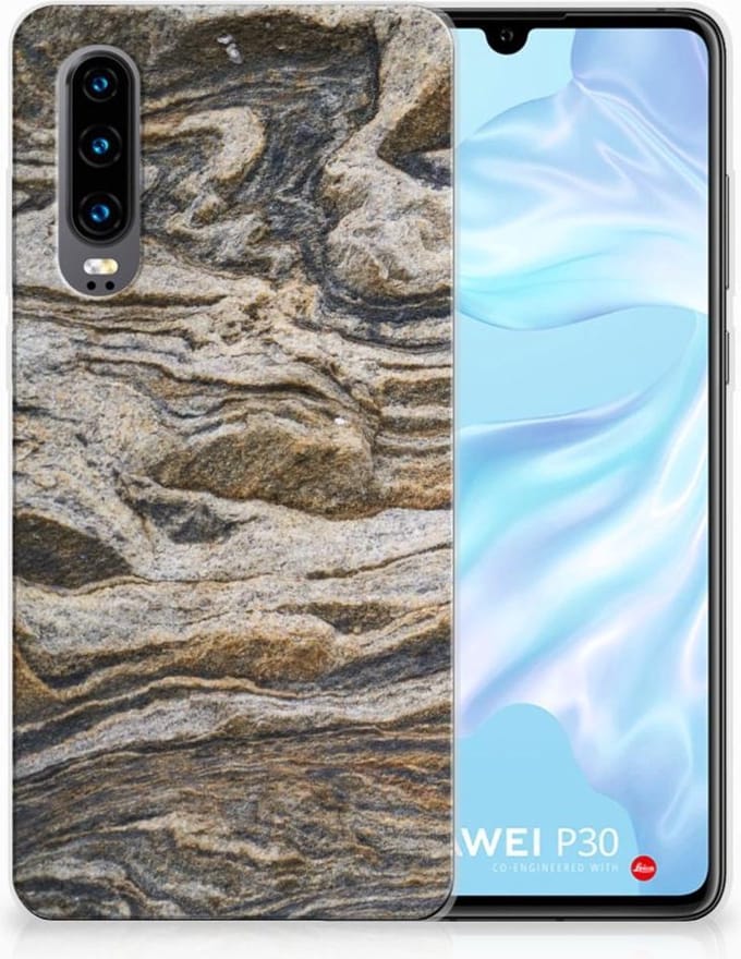 Huawei P30 TPU Siliconen Hoesje Steen
