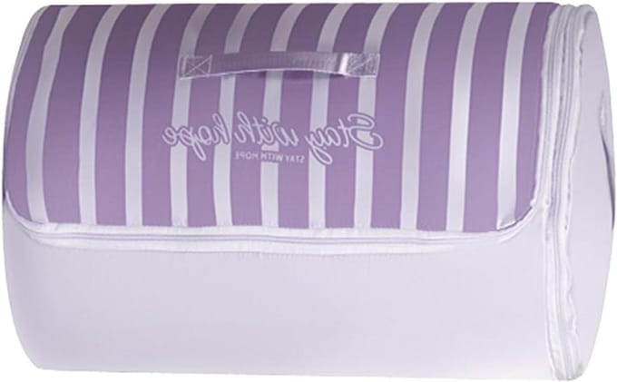 Opbergtas Dekbed - Organizer Dozen - Ruimte Besparen - Rolbaar Compressie Ontwerp - M - Paars