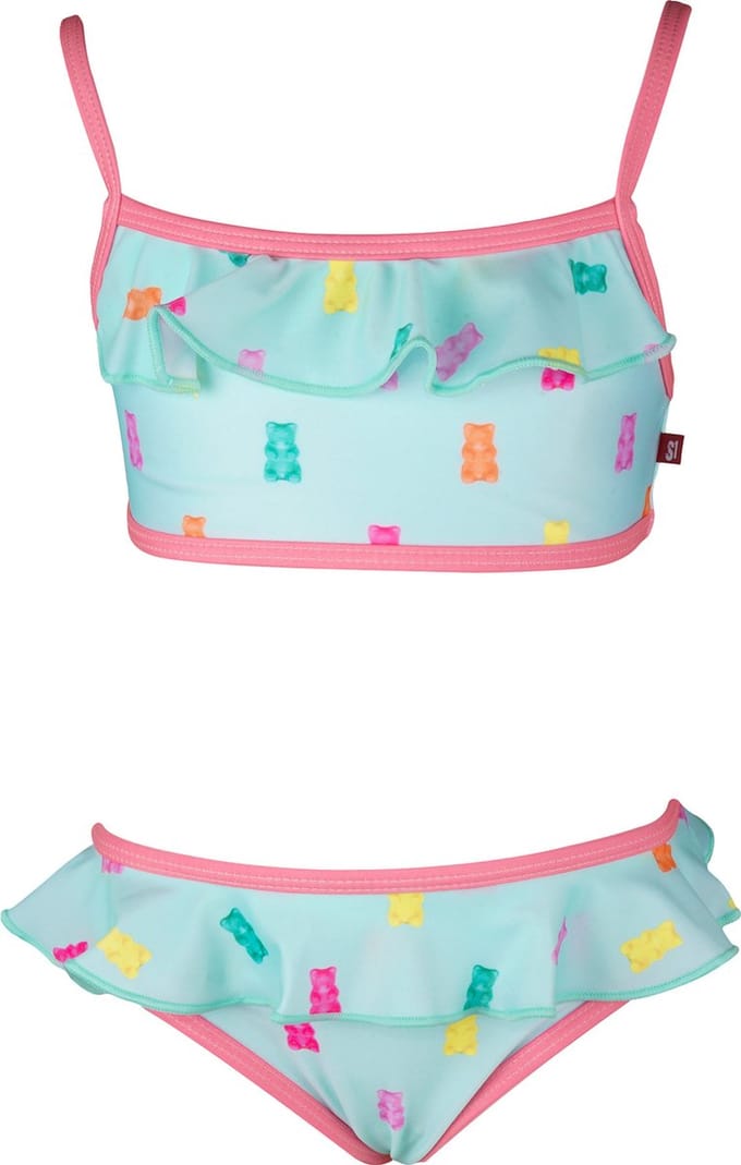 SOMEONE DOBBER-SG-38-B Meisjes Bikini - LIGHT AQUA - Maat 98/104