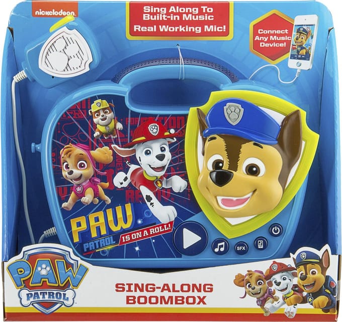 PAW Patrol PW-115 Sing-Along Boombox - Karaoke Set - Met Microfoon & MP3