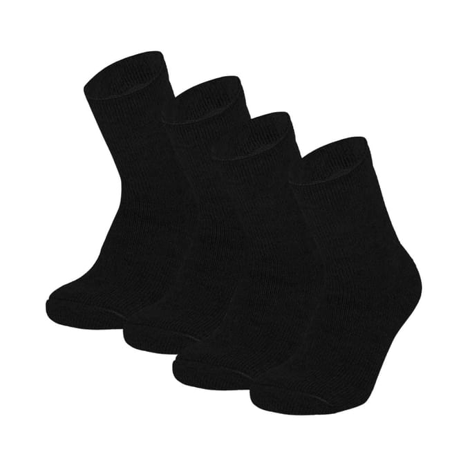 Heatkeeper - Thermo sokken kinderen - 4-Paar - 31/35 - Medium Grijs - Thermosokken