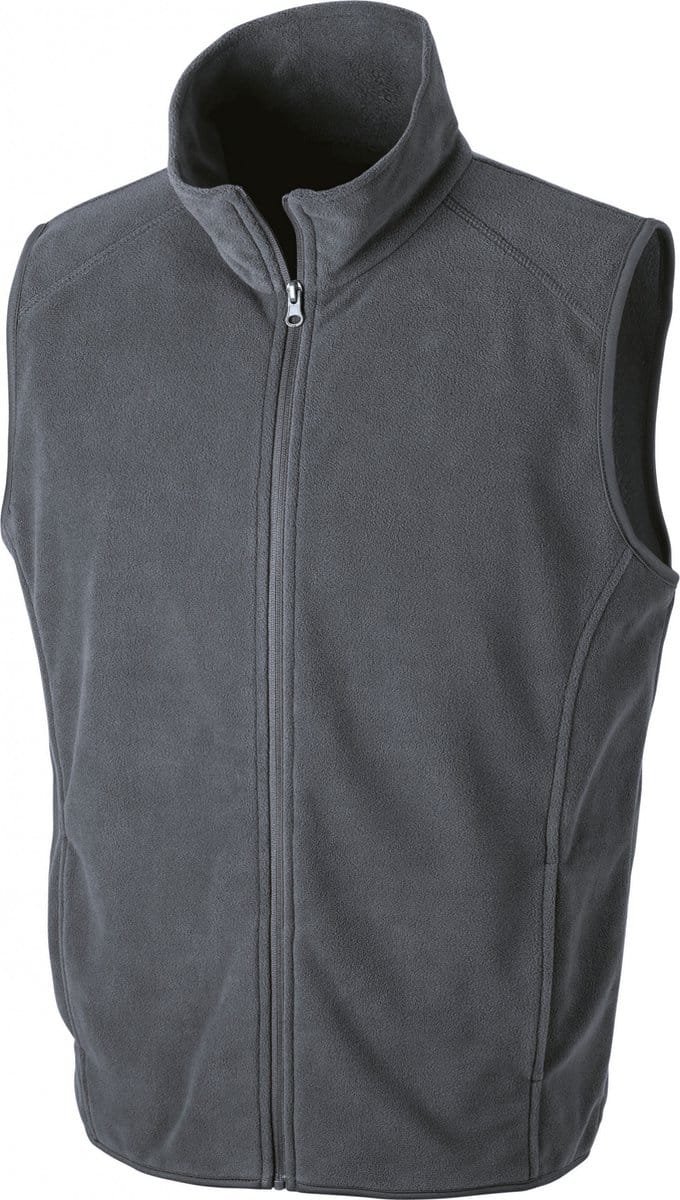 Result Micro fleece gilet R116X - Charcoal - S
