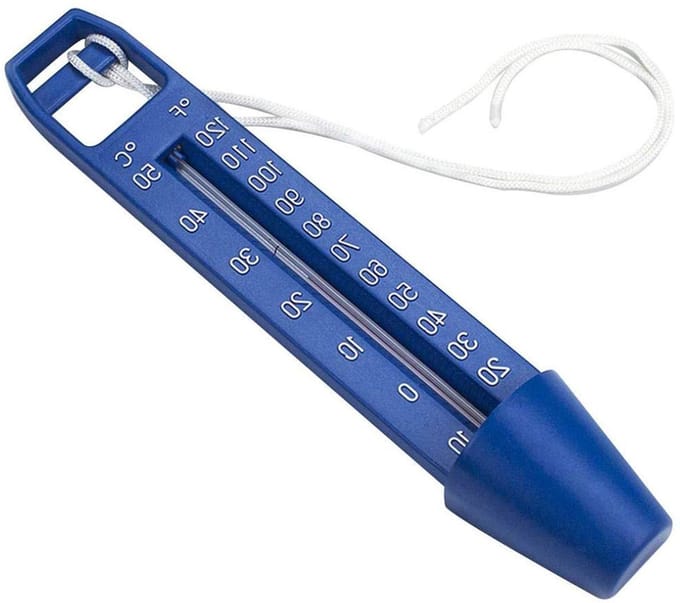 Zwembadthermometer - Waterthermometer Spa - Watertemperatuur Meten - Hoge Precisie Sensor - 25 Centimeter - Blauw