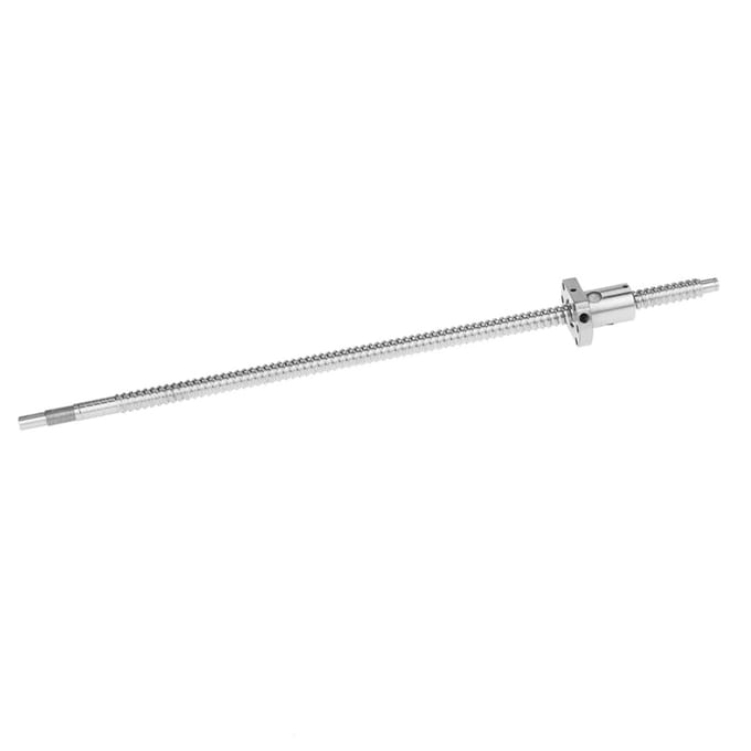 SFU1204 400mm Gerolde Kogelomloopspindel Kogelmoer Anti Speling zonder Zijdelingse Eindlagers