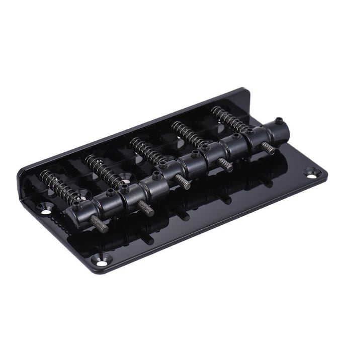 Jeu de ponts à 5 selles pour guitare basse électrique à 5 cordes, pièce de rechange noire gray