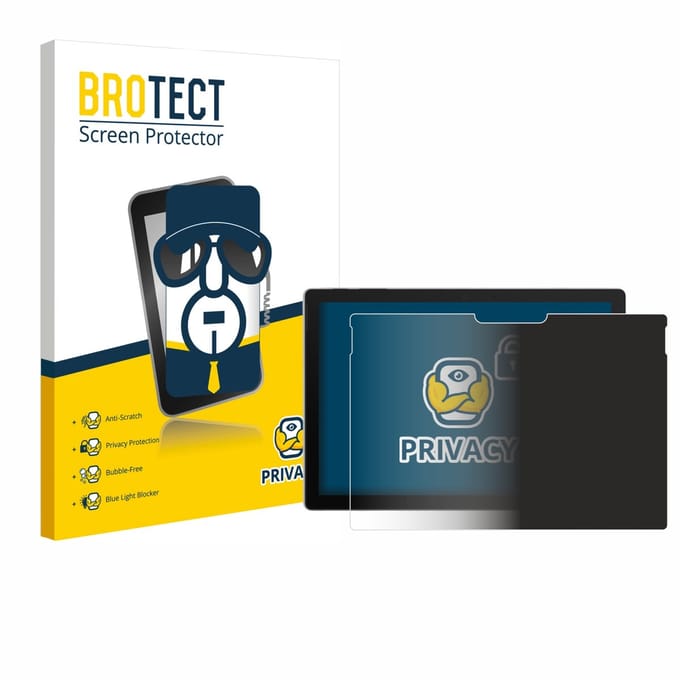 BROTECT - privacy screenprotector voor Microsoft Surface Pro 7 - Folie Beschermfolie Blauwlichtfilter