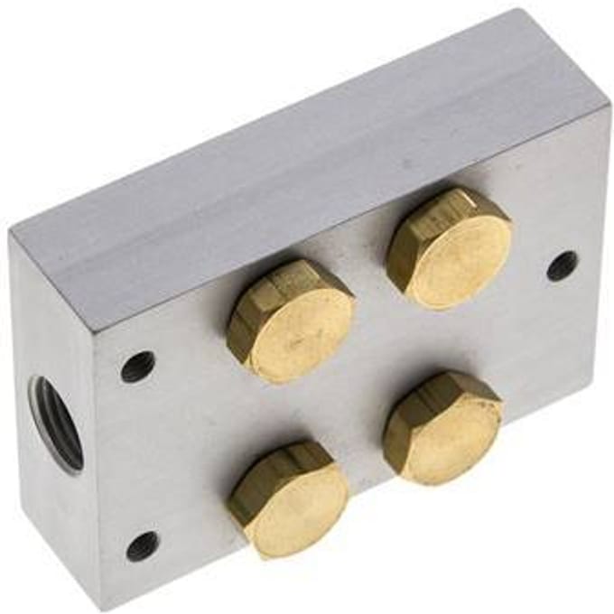 Manifold 2-Stations 5/2 5/3-weg Airtec M04/P04