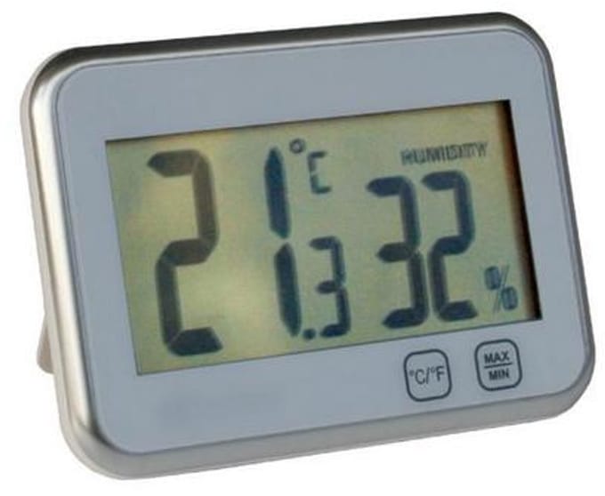 Terdens 3618 Serie - Elektronische Binnenthermometer met Hygrometer - Stijlvol LCD Scherm